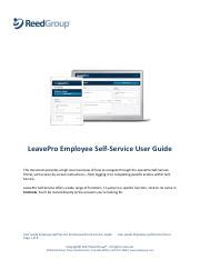 All rights reserved. . Leavepro self service portal